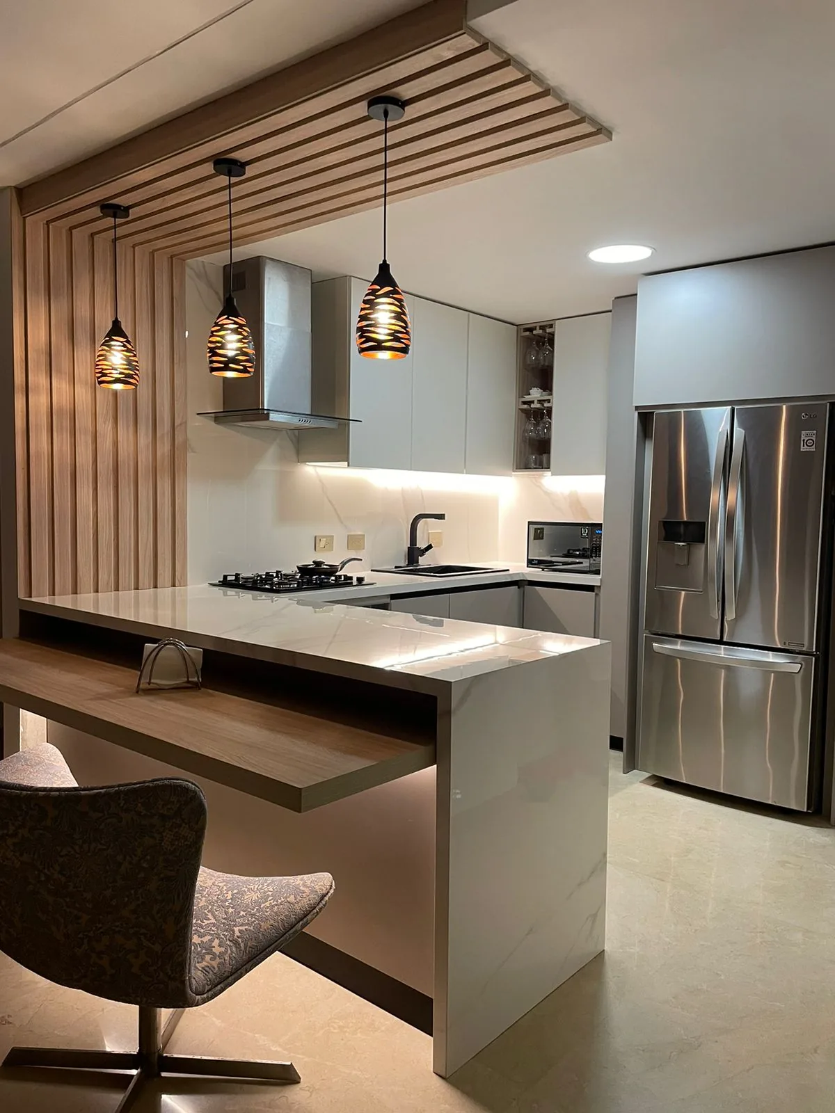 Cocina abierta en Alto Prado